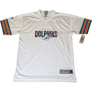 NFL Pro Line Jersey Mens L White NWT With Miami Graphic